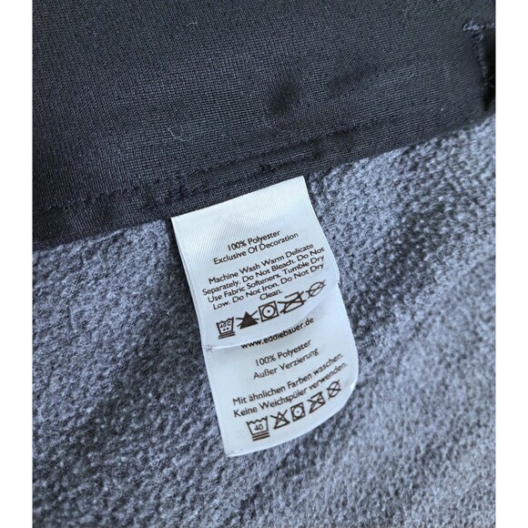 Eddie Bauer Mens XL Fleece Vest Jacket Full Zip Sweater Gray - Picture 7 of 9